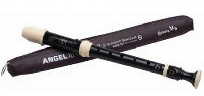 Blockflöjt Sopran Angel ASRG-300 tyska grepp