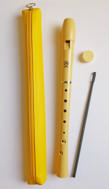 Blockflöjt Sopran Angel Renässansmodell  tyska grepp