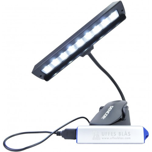 Notställsbelysning Wibra musik 9 LED-lampor