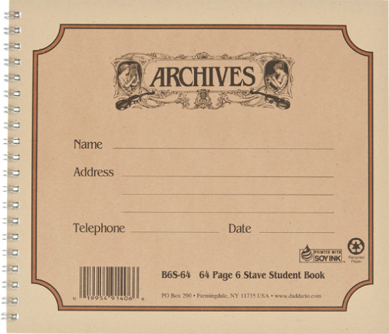 Notpapper 6 system D'Addario