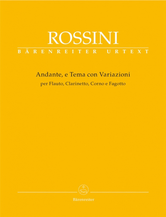 Rossini: Andante Tema m Var. Blåskvartett