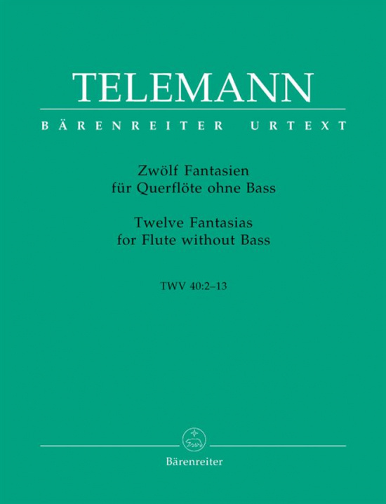 Telemann: 12 Fantasien für Querflöte ohne Bass