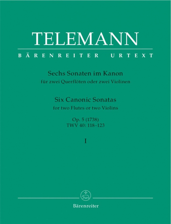 Telemann: 6 Sonaten im Kanon 1