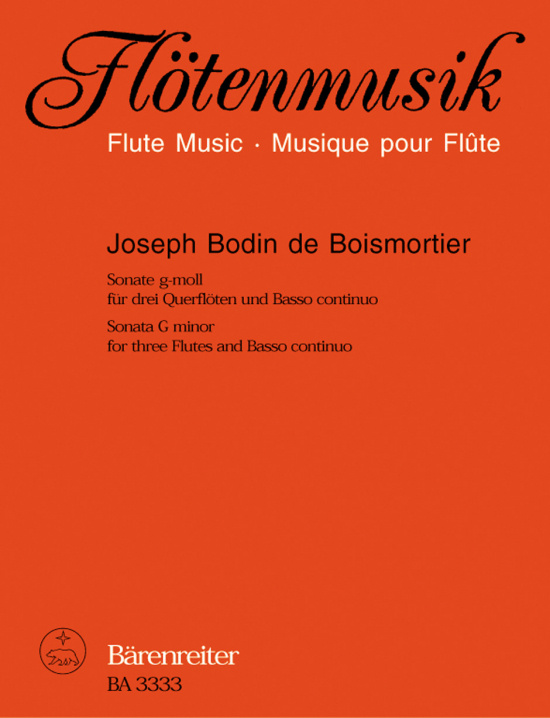Boismortier: Sonate g-moll 3 Fl+Bc