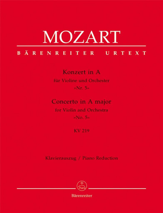 Mozart: Konzert in A für Violine und Orchester Nr. 5