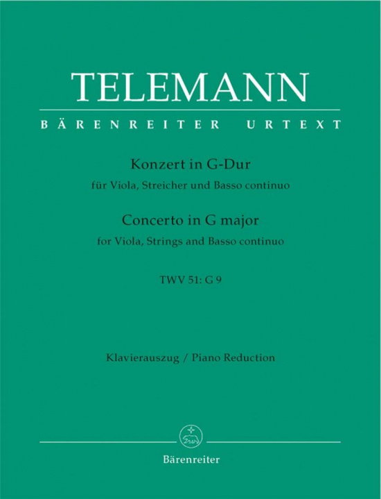 Telemann: Konzert in G-dur för viola och piano