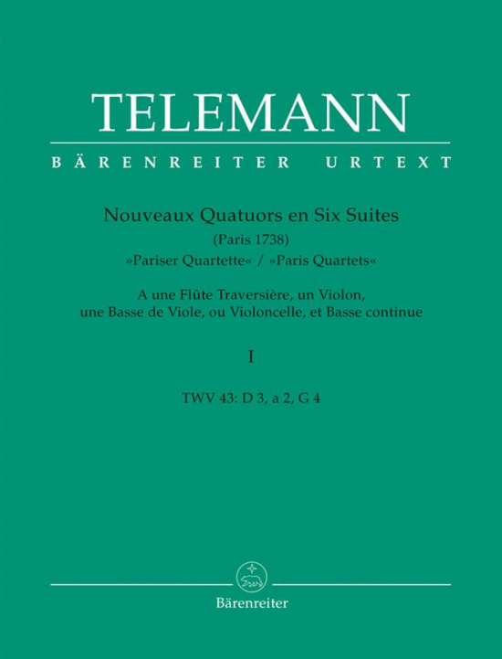 Telemann: Parisian Quartets 1