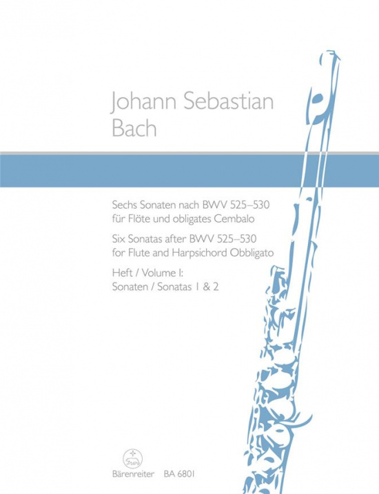 Bach: Sechs Sonaten 1 /Fl+cemb