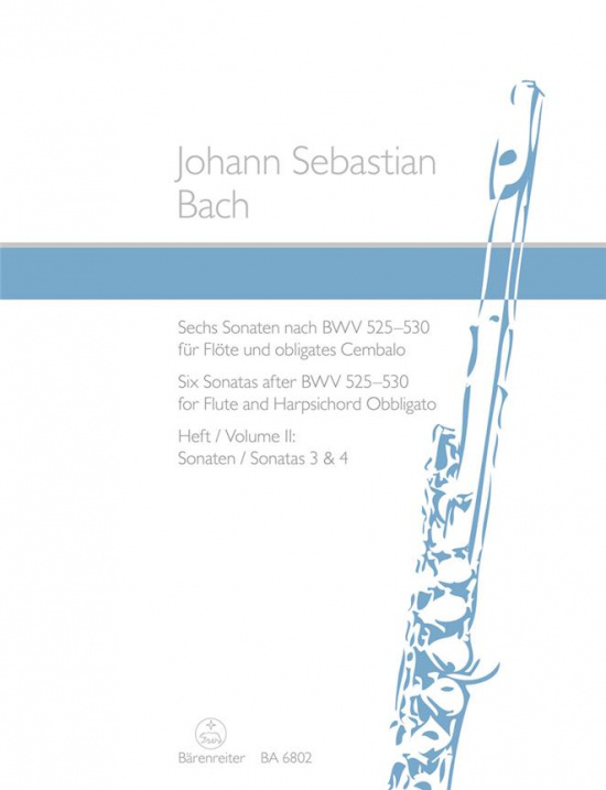 Bach: Sechs Sonaten 2 /Fl+cemb