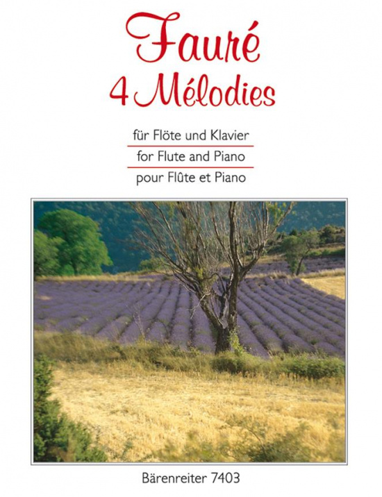 Fauré: 4 Mélodies Fl+pi