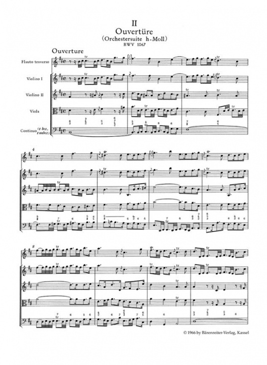 Bach: Orchestral Suite - Overture No.2 In B Minor