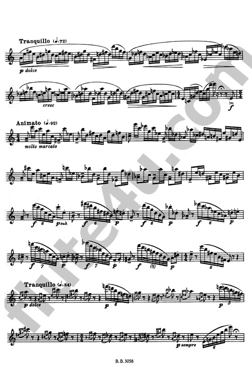 Dohnanyi: Passacaglia opus 48 för flöjt