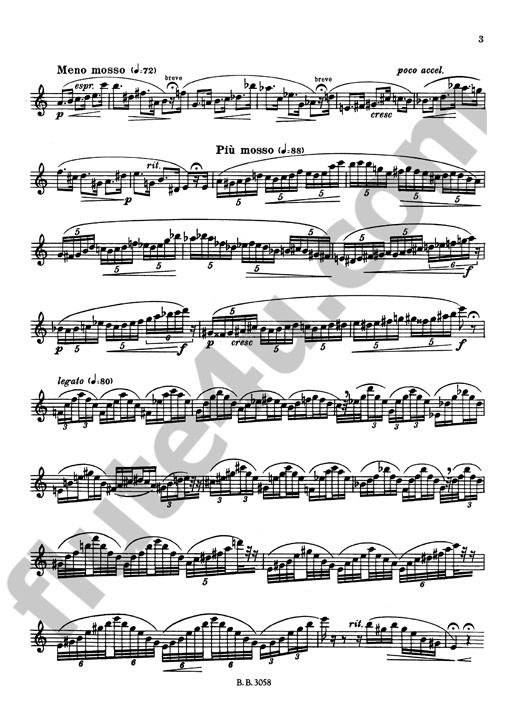 Dohnanyi: Passacaglia opus 48 för flöjt