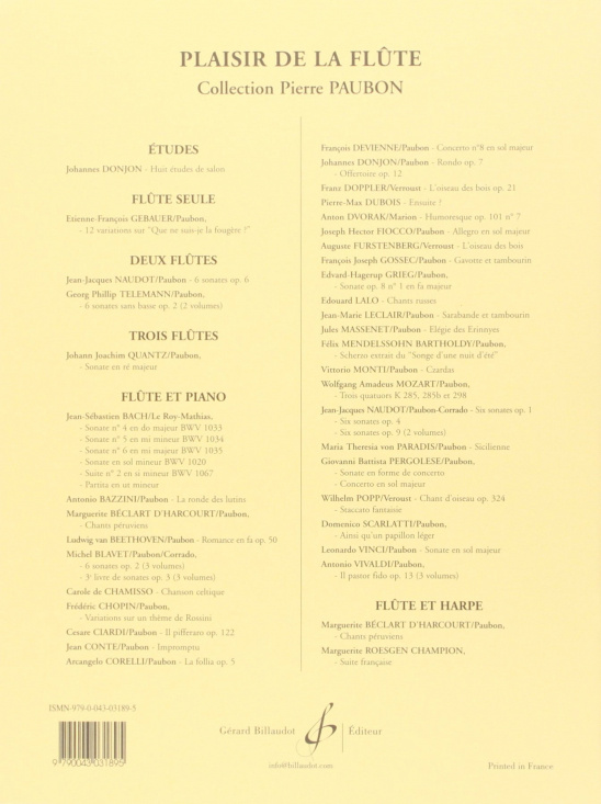 Gavotte et tambourin