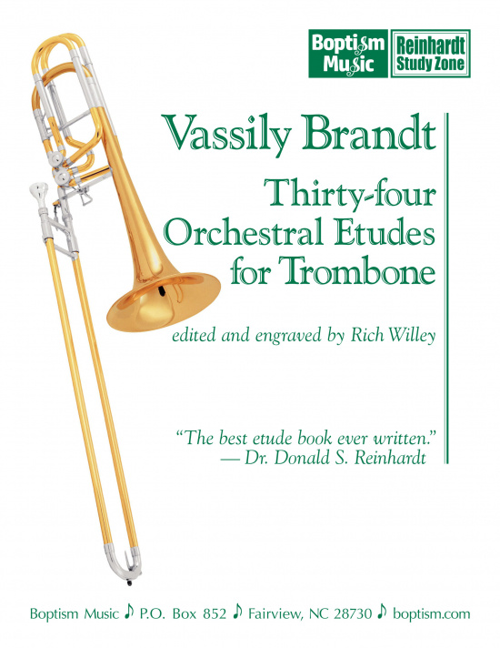 Brandt: 34 Orchestral Etudes for Trombone