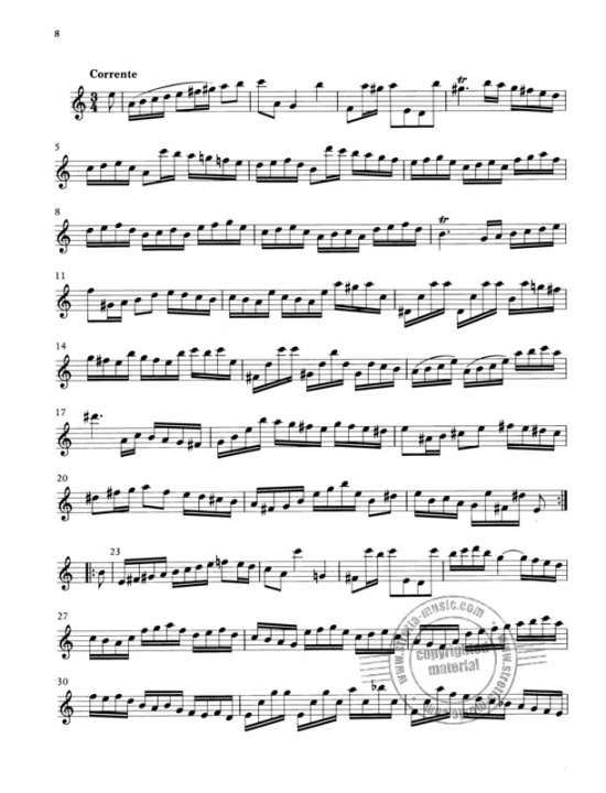 Bach: Partita a-moll för soloflöjt BWV 1013