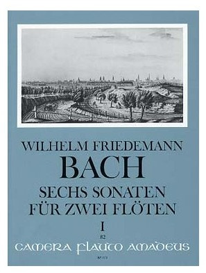 WF Bach: Sechs Sonaten für zwei Querflöten Volym 1