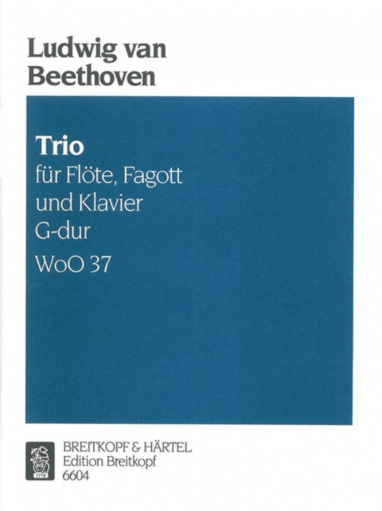 Beethoven: Trio G-dur WoO 37 (for flute bassoon and piano)