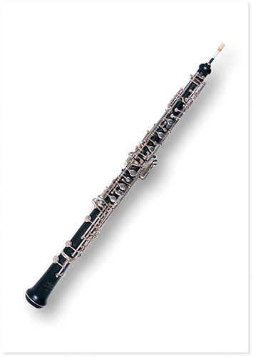 Vykort Oboe