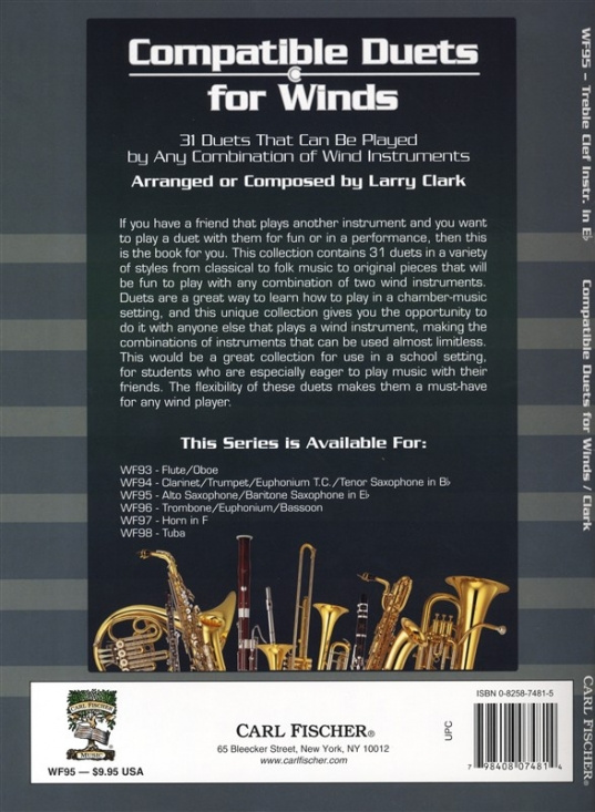Compatible Duets For Winds Eb
