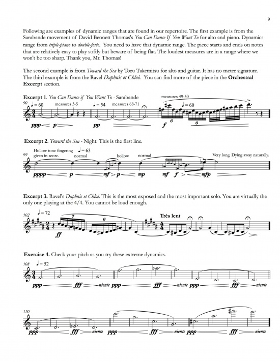 Potter: Advanced Alto Flute Method