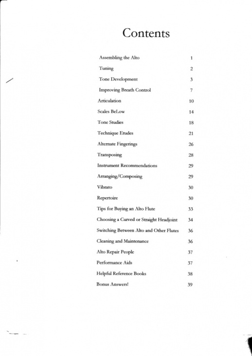 Potter: Alto Flute Method