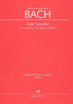 Bach W.Fr: 2 Sonaten e-moll + F-Dur /Fl+bc