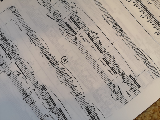 Willem Pijper: Sonata (för flöjt och piano) Pianostämma