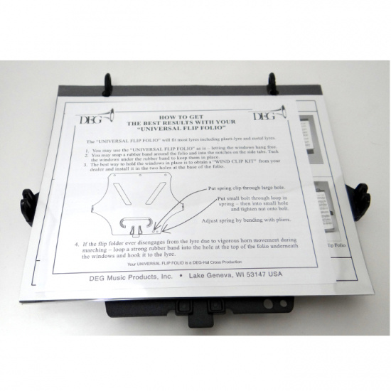 Notmapp för nothållare