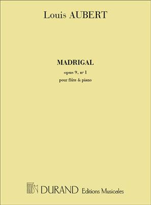 Louis Aubert: Madrigal Op 9 Nr 1 Flöjt+piano