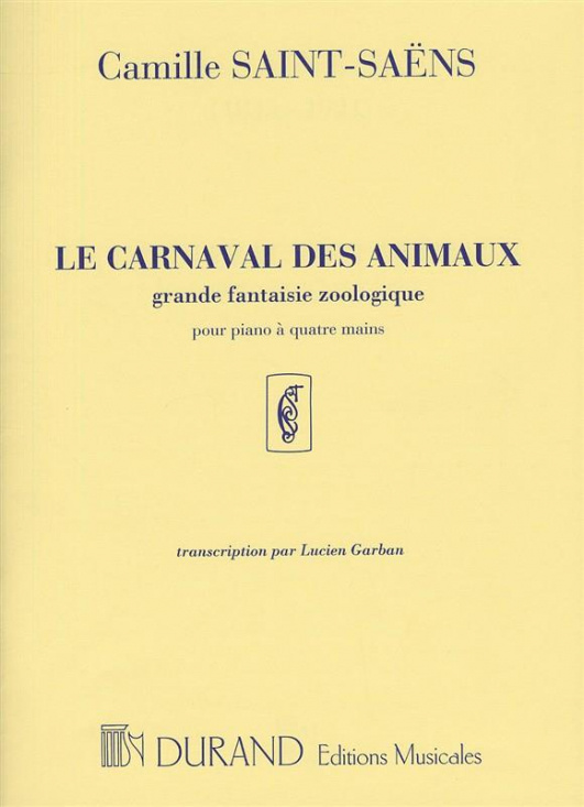 Saint-Saëns: Djurens karneval (4-händigt piano)