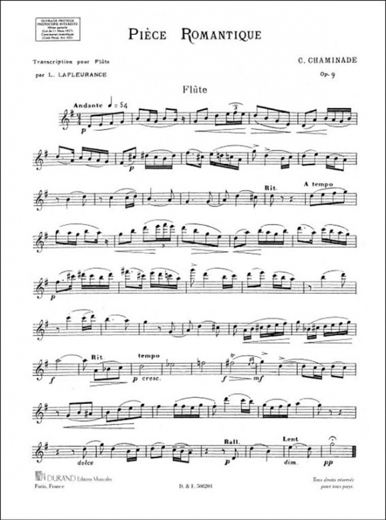 Chaminade: Piece Romantique