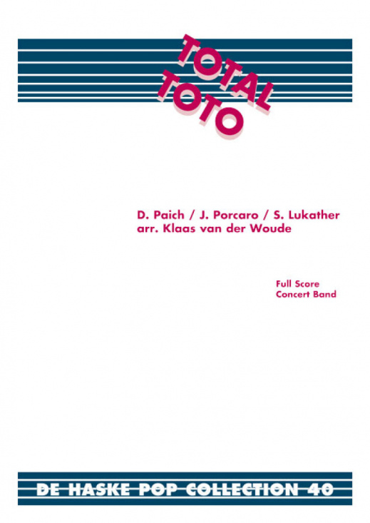 Total Toto for Concert Band partitur