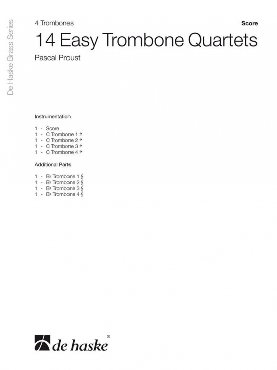 14 Easy Trombone Quartets
