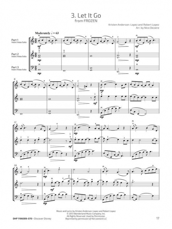 Discover Disney Stråktrio