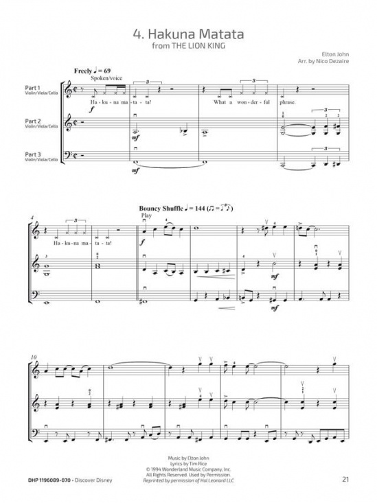 Discover Disney Stråktrio