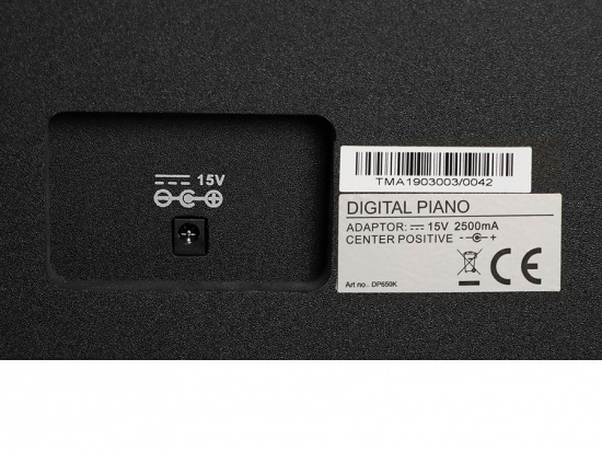 Digitalpiano Möbelmodell Medeli Forte DP650K Svart