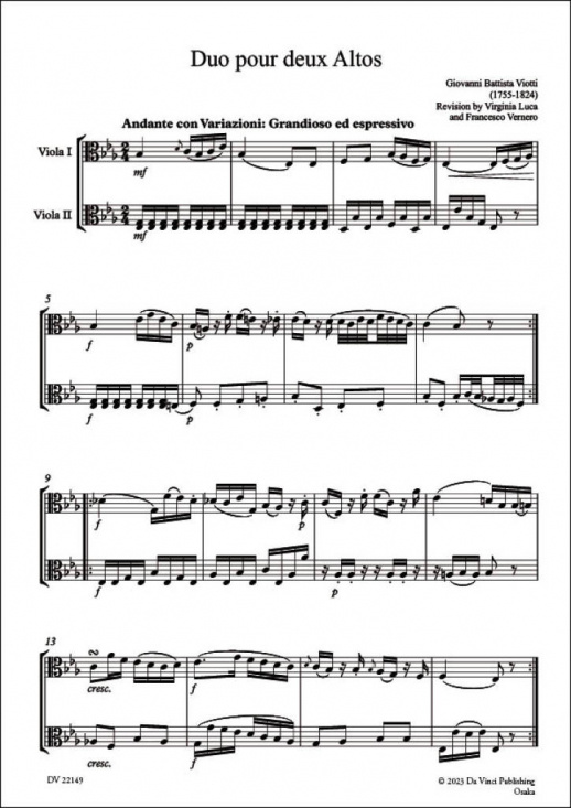 Violtti: Duo pour deux altos