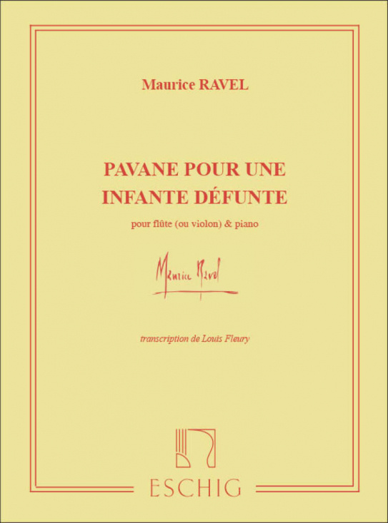 Ravel: Pavane pour une infante defunte  Flöjt + piano