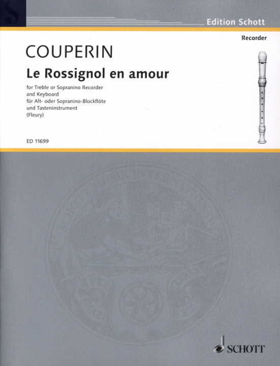 Couperin: Le Rossignol En Amour för blockflöjt och klaverinstrument