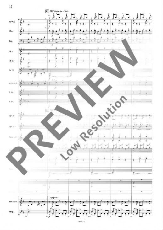 Orff: Fortuna Imperatrix Mundi från Carmina Burana för Concert band grade 3