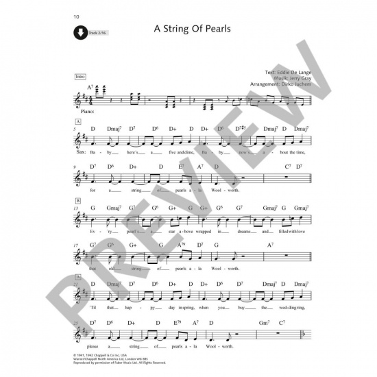 Swing Standards tenorsaxofon och piano