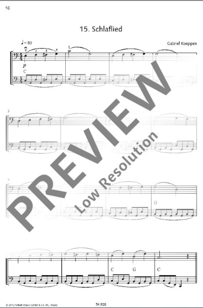 Nette Duette (Nice Duets) för cello