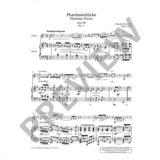 Romantische Miniaturen Violin + piano