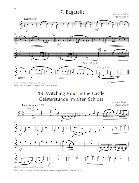 Easy Concert Pieces 2 Klarinett+Piano