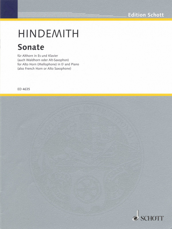 Hindemith: Sonate - valt/althorn eller saxofon + piano