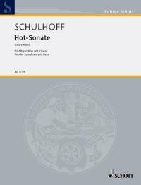 Schulhoff: Hot Sonate - Altsax + Pi