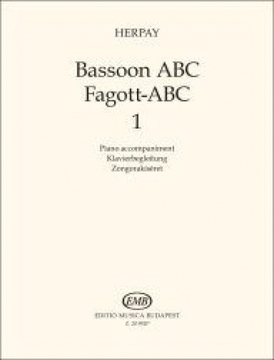 Bassoon ABC 1 (Fagott ABC 1) Pianoackompanjemang