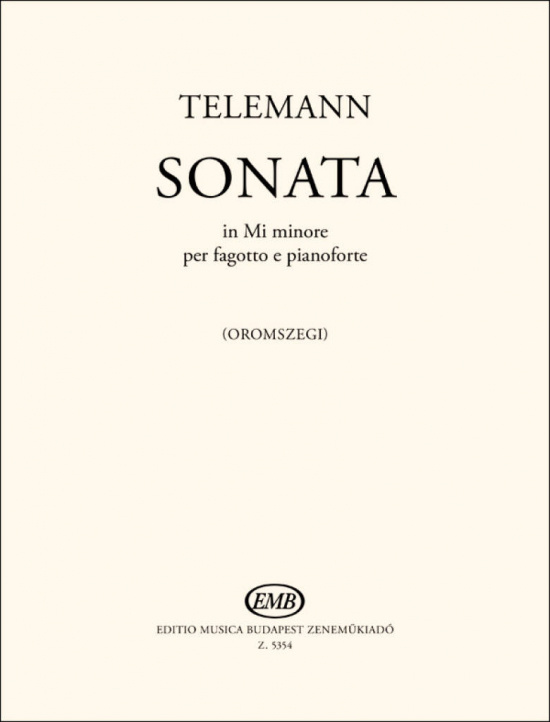 Telemann: Sonata in mi minore per fagotto e pianoforte