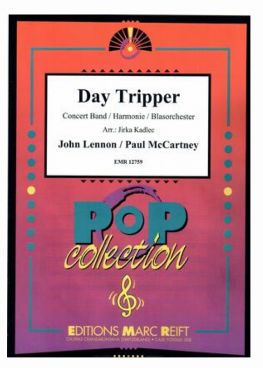 Lennon/McCartney: Day Tripper för blåsorkester  Partitur och stämmor